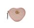 Gucci GG Marmont Heart Shaped Coin Purse, &pound;280, Accessories, Pink, Leather, Front view